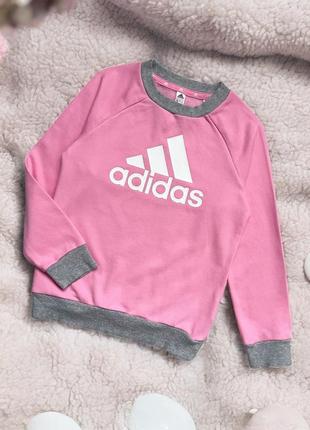 Оригинальный реглан, кофта adidas на девочку1 фото