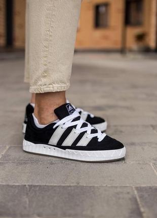 Мужские кроссовки adidas adimatic black white v2 / smb