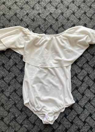 Блуза со спущенными рукавами