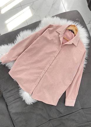 Вельветова рубашка вельветовая велюровая zara