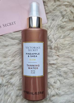 Спрей автозасмага вода для засмаги victoria's victorias victoria secret pineapple and shea