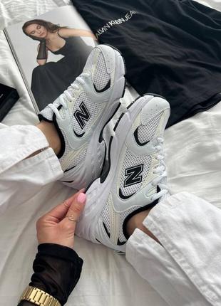 New balance 53o white black женские кроссовки new balance 53o white black assentials adige с сеткой8 фото
