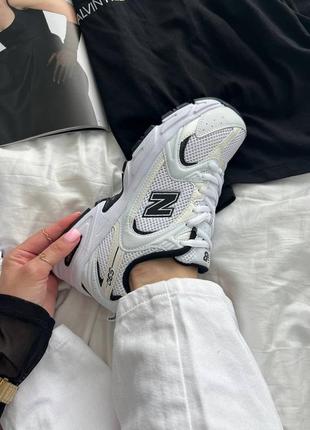 New balance 53o white black женские кроссовки new balance 53o white black assentials adige с сеткой6 фото