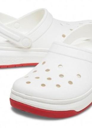 Crocs crocband full force clog white чоловічі жіночі сабо крокс (р. 36-45)2 фото