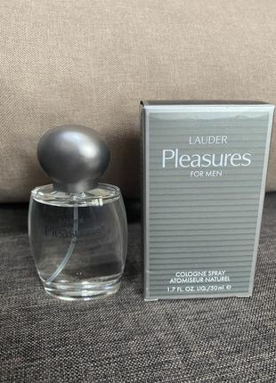 Estee lauder pleasures for men одеколон 50 мл, оригинал