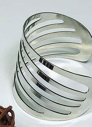 Кольцо для салфетки "серебряный браслет"