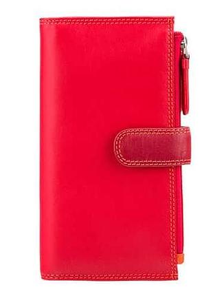 Гаманець жіночий шкіряний червоний visconti rb-100 red multi