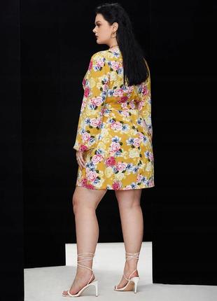Сукня коктейльна міні квітчаста класична, 1500+ відгуків, єдиний екземпляр2 фото