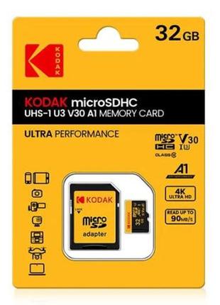 Карта памяти kodak microsdxc 32gb class 10