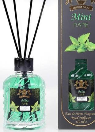Аромадиффузор для дома мята golden silva reed diffuser, 150 ml
