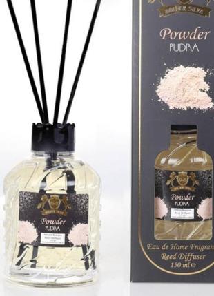 Аромодифузор для дому пудра golden silva reed diffuser, 150 ml