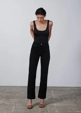Джинси zara  з розрізами,р.34