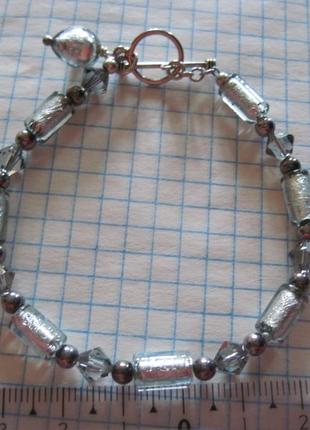 Браслет. Муранське скло.