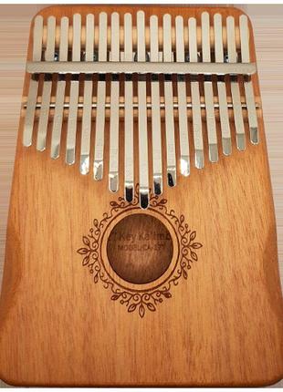 Музыкальный инструмент калимба на 17 язычков