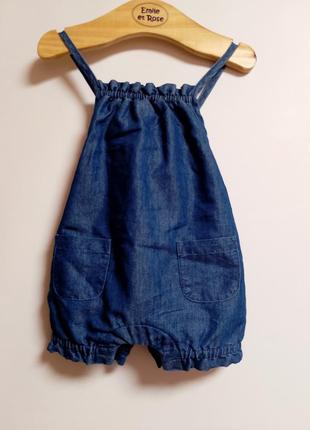 Детский джинсовый комбинезон #895#