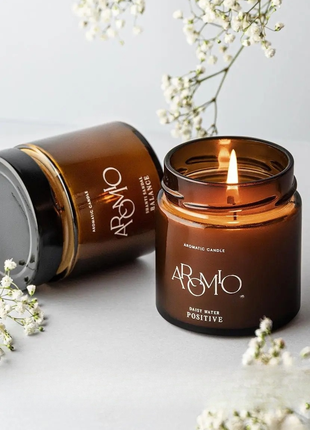 Ароматична свічка daisy water positive aromio (10063)