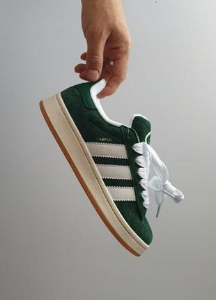 Adidas campus 00s premium • green •3 фото