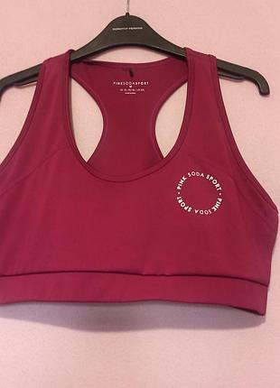 Спортивний топ майка малиновий
