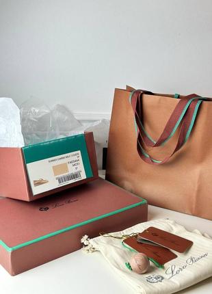 Лоферы туфли женские замшевые бежевые в стиле loro piana люкс6 фото