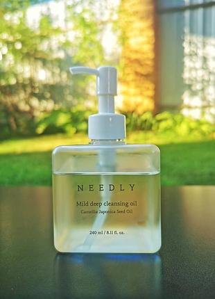 Гідрофільна олія needly mild deep cleansing oil розпив2 фото