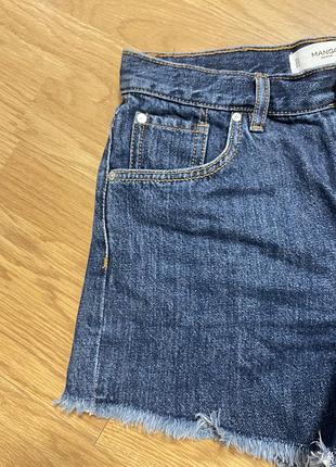 Джинсовые шорты mango 4