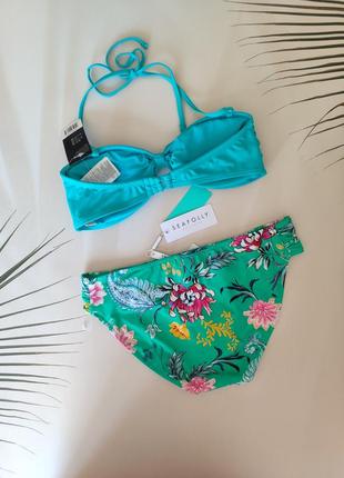 💚💙новый купальник бандо с чашками с паралоновыми вкладышами esmara/ seafolly2 фото