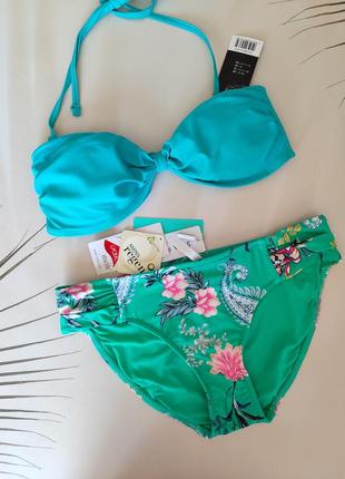 💚💙новый купальник бандо с чашками с паралоновыми вкладышами esmara/ seafolly6 фото