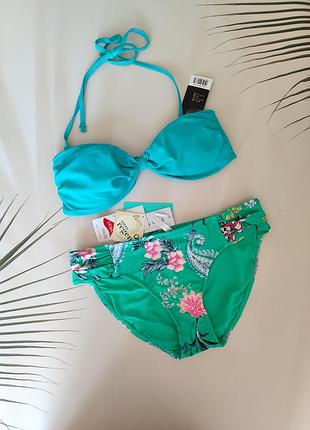 💚💙новый купальник бандо с чашками с паралоновыми вкладышами esmara/ seafolly