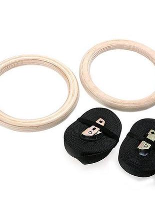 Кольца для кроссфита easyfit деревянные