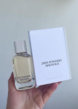 Парфюм zara powdery magnolia 100 ml eau de parfum новейший упакованный