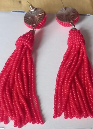 Шикарні, вінтажні сережки. чехія.