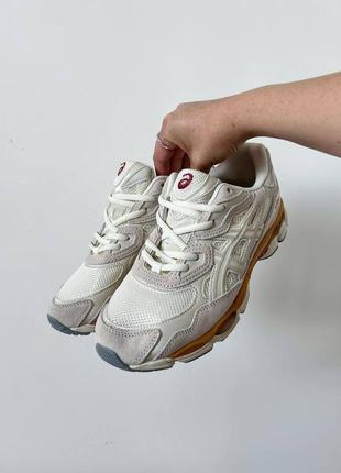 Кроссовки женские asics gel nyc 'cream oatmeal'