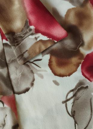 Вінтажна блузка з зав'язкою3 фото