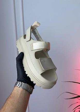 Женские босоножки ugg goldenglow sandals beige