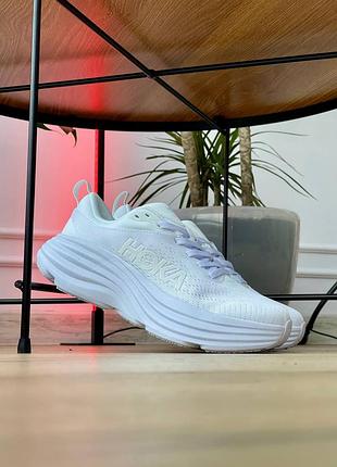 Женские кроссовки hoka Supersonic one bondi 8 white