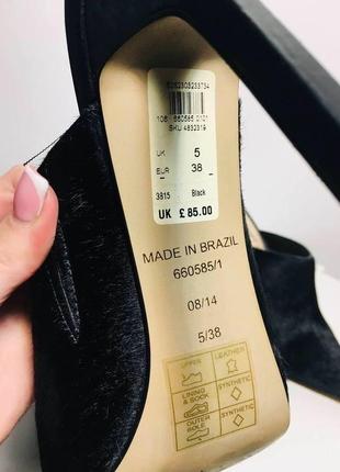 Новые туфли сабо из натурального меха коллекция коллаборация бредов 5 inch and up x...