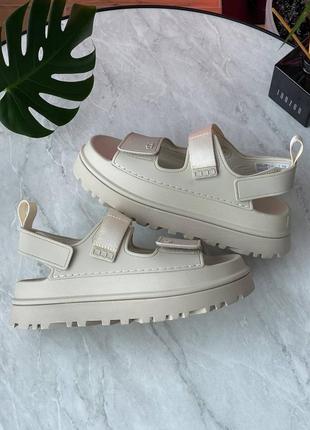Женские босоножки ugg goldenglow sandals beige