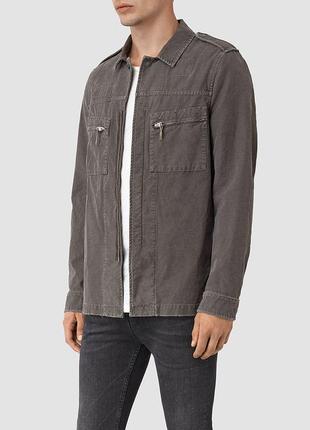 Rrp 308$ all saints japanese ari denim jacket куртка джинсовка шкірянка японія