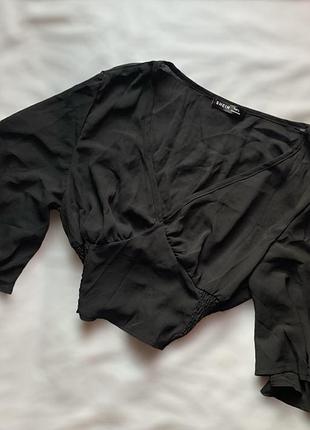 Блуза с имитацией корсета от shein