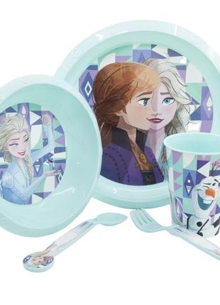 Набір посуду дитячий 5 предметів stor frozen (74215)