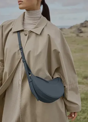 Шкіряна сумка polene numero dix оригінал