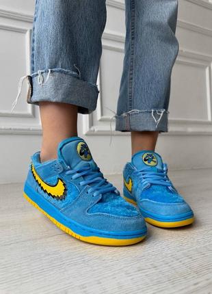 Nike sb dunk х grateful dead blue