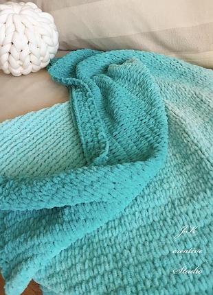 Плед з плюшевою пряжі