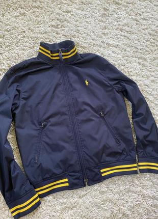 Базовая  темно синяя  мужская ветровка ,polo by ralph lauren,p.m