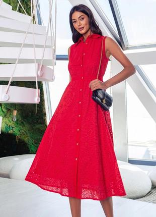 Сукня-сорочка з прошви