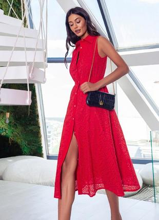 Сукня-сорочка з прошви