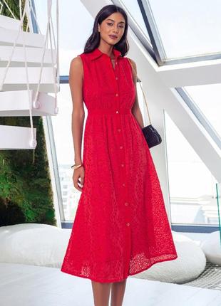 Сукня-сорочка з прошви