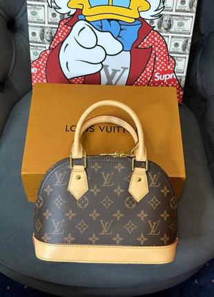 Брендовая шикарная сумка в стиле lv alma
