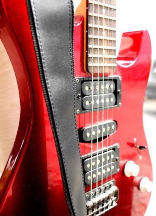 Персонализированный ремень для гитары, кожаный ремень для гитары, ремень для гитары из кожи7 фото
