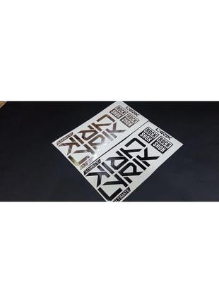 Наклейки на вилку пір'я рок-шок рок шок rock shox велосипеда